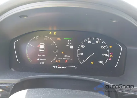 2025 Honda Civic Hybrid Sport/Sport Touring z USA, uszkodzony, nr VIN 2HGFE4F87SH339693